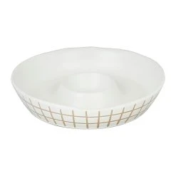 SEMA DESIGN Plat En Grès Blanc - Courba -SEMA DESIGN Magasin 76106 DET02 WEB