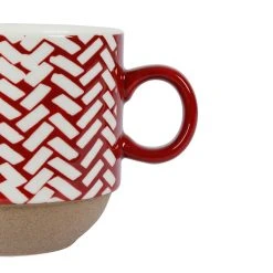 SEMA DESIGN Lot De 2 Tasses à The En Grès Grenat - Indired -SEMA DESIGN Magasin 76176 DET02 WEB