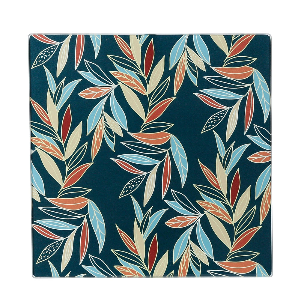 SEMA DESIGN Planche A Decouper Exaltation Emeraude 25x25cm Verre 3 SEMA DESIGN Planche A Decouper Exaltation Emeraude 25x25cm Verre