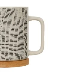 SEMA DESIGN Tisaniere En Grès Avec Filtre Crème Et Noir Mat - Ligne -SEMA DESIGN Magasin 76607 DET02 WEB