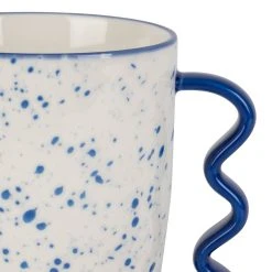 SEMA DESIGN Mug Bleu 37.5cl En Porcelaine - Funny -SEMA DESIGN Magasin 76864 DET01 WEB