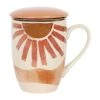 SEMA DESIGN Tisanière Avec Filtre Terracotta 37.5cl En Porcelaine - Sweet Leaves