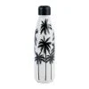 SEMA DESIGN Gourde Isotherme Palmier écru Et Noir 50cl En Inox - Palmea -SEMA DESIGN Magasin 76944 DEB WEB