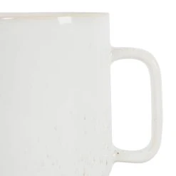 SEMA DESIGN Tisanière Avec Filtre Blanc Moucheté 45cl En Grès Et Dessous En Bois - Nordika -SEMA DESIGN Magasin 76990 DET02 WEB