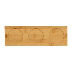 SEMA DESIGN Coupelles X3 Feuilles En Grès Et Plateau En Bois émeraude, Terracotta Et Corail - Sweet Leaves -SEMA DESIGN Magasin 77030 DET02 WEB