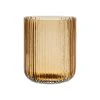 SEMA DESIGN Gobelet Strié Ambre 35cl En Verre - Folky -SEMA DESIGN Magasin 77047 DEB WEB