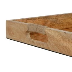 SEMA DESIGN Plateaux X2 Terracotta En Bois De Manguier - Sweet Leaves -SEMA DESIGN Magasin 77074 DET01 WEB