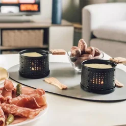 Cookut Appareil à Raclette Noir à La Bougie Pour 2 -SEMA DESIGN Magasin 9705d 2