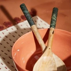 SEMA DESIGN Couverts à Salade En Manguier Naturel Et Vert -SEMA DESIGN Magasin bb220 amb hd 2022 01 pe sema 9842